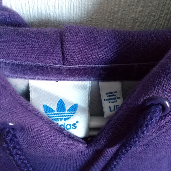 【Like new】adidas hoodie size S purple color for women - Picture 3 of 8